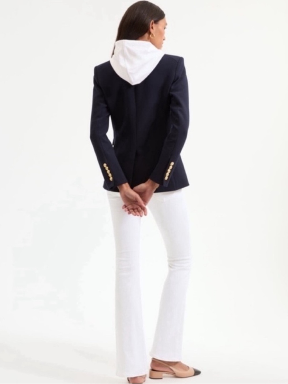 Veronica Beard Miller Dickey Jacket in Navy - Picture 5 of 10